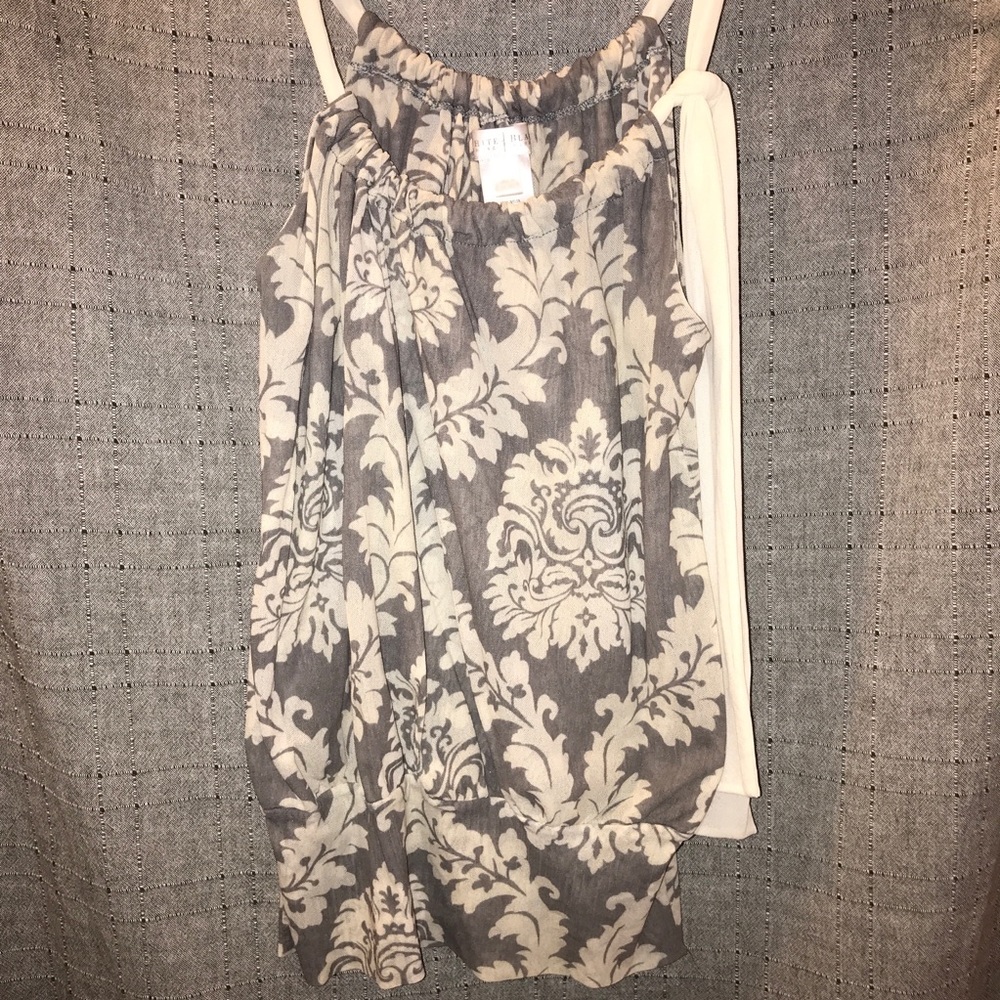 WHBM Grey Top